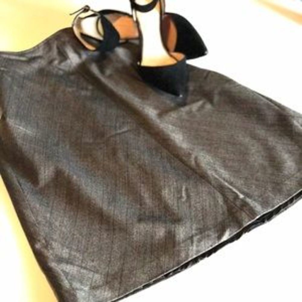 Mocha Pin Striped Skirt